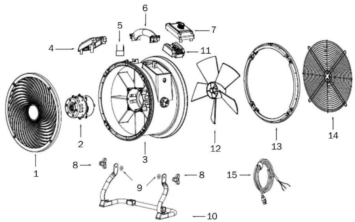XPower X47ATR - Parts Description - 1
