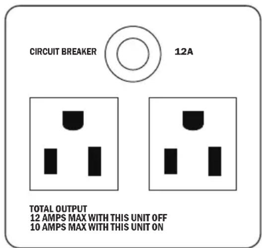 XPower X47ATR - Receptáculo electrico adicional - 1