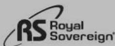 Royal Sovereign RDHC110 - WARRANTY - 1