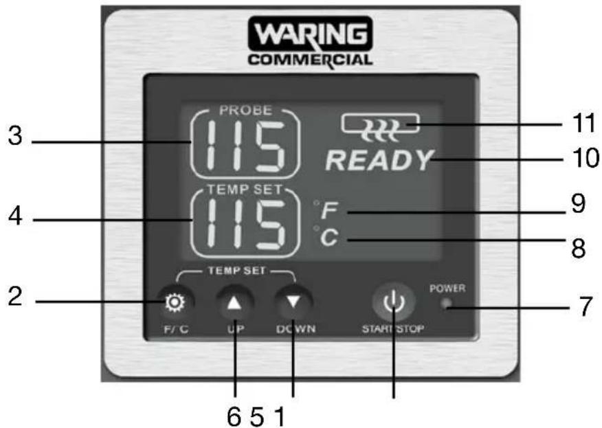 Waring Commercial WCM3 - PIÈCES ET CARACTÉRISTIQUES - 2
