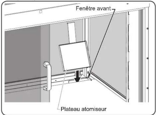 Hatco IWB6 - Retrait des plateaux atomiseurs - 1