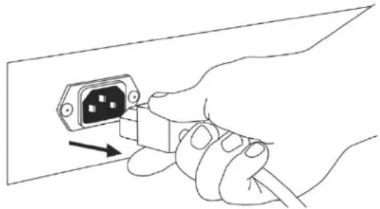 Dri Eaz PHD 200 - ADECUADO RETIRO DEL ENCHUFE Tome el enchufe IEC y tire recto - 1