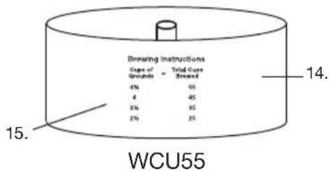 Waring Commercial WCU110 - PARTS - 3