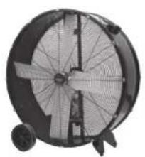STANLEY ST30PE - Ventilador de tambor de 107 cm (42") com transmissão por correia - 1