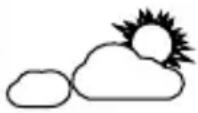Emos E6016 - Ilmaprognooside ikoonid: - 2