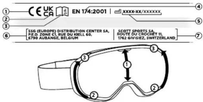 SCOTT Shield Goggle - MÄRKNING PÅ PRODUKTERNA - 1