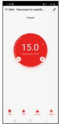 Back Thermostat for underlo... Program 15.0 Current Temp: 23.0°C - + - - - - - - - - - - - - - - - - - - - - - - - - - - - - - - - - - - - - - - - - - - - - - - - - - - - - - - - - - - - - - - - - - - - - - - - - - - - - - - - - - -