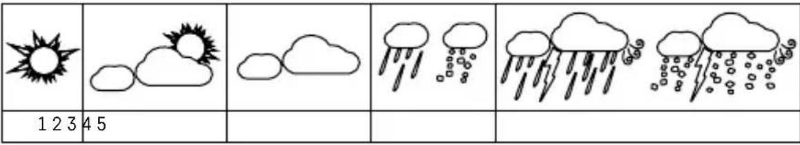 Emos E6018 - Icone Previsioni Meteo: - 1