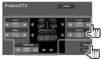 KENWOOD DDX5018BT - Ajustement de l'alignement temporel numérique (DTA) - 1