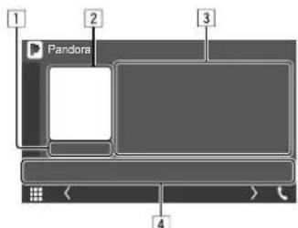 KENWOOD DDX5018BT - ■ Informations de lecture et utilisation des touches - 1