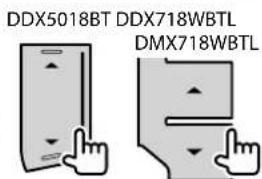 KENWOOD DDX5018BT - Réglage du volume - 2