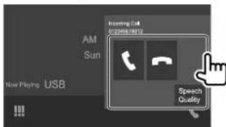 KENWOOD DDX5018BT - Quand un appel arrive... - 1