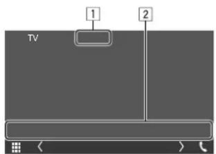 KENWOOD DDX5018BT - Informations de lecture et utilisation des touches - 1