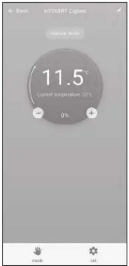 Back MY368RT Digbox Current mode 11.5°C Current temperature: 220°C 0% mode set