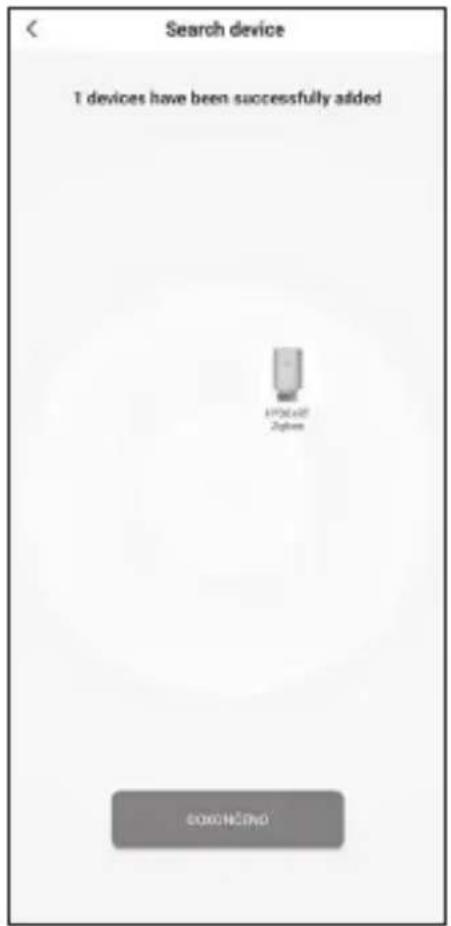 Search device 1 devices have been successfully added SODC 2 phones SODC