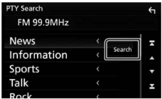 KENWOOD DDX9704S - Recherche par type de programme (syntoniseur FM uniquement) - 2