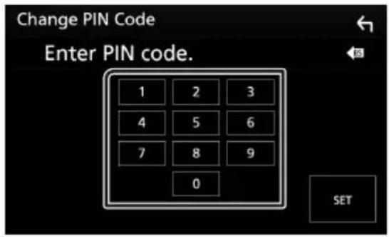 KENWOOD DDX9704S - Entrez le code PIN. - 1