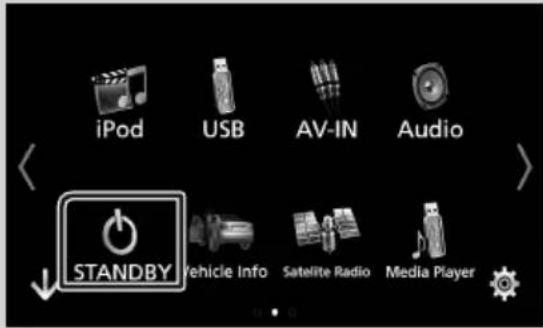 KENWOOD DDX9704S - Mettez l'appareil en veille - 1