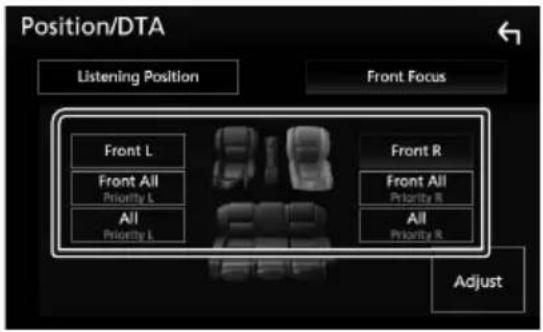 KENWOOD DDX9704S - Focus avant - 1