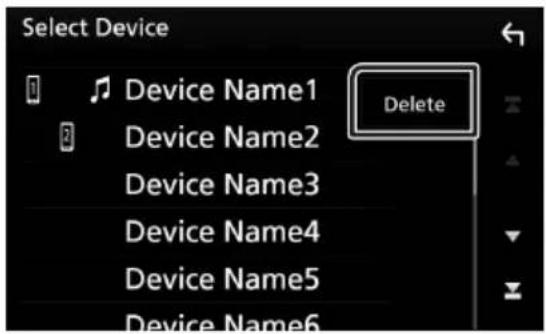 KENWOOD DDX9704S - Touchez [Delete]. - 1