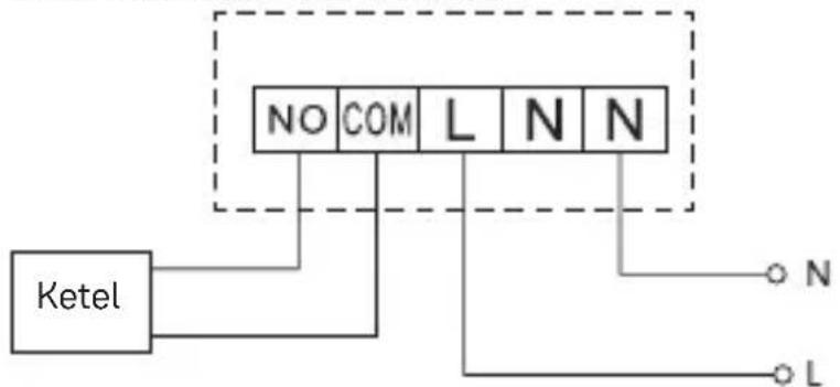 Emos P56211 - Aansluitschema pomp/gemotoriseerde klep - 3