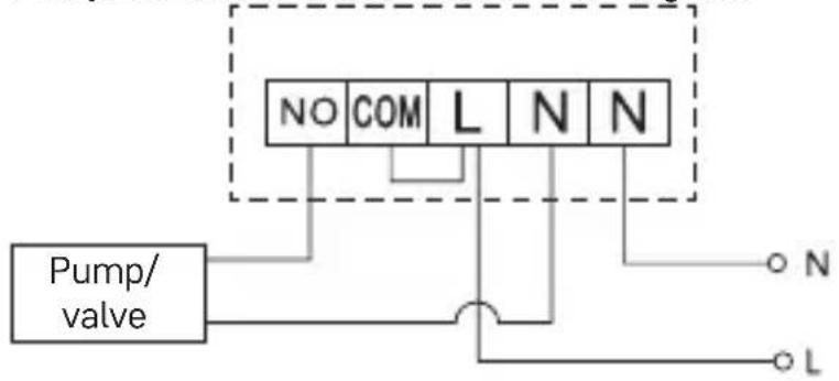 Emos P56211 - Pump/Motorised Valve Connection Diagram - 1
