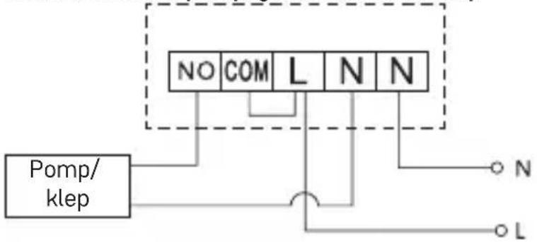 Emos P56211 - Aansluitschema pomp/gemotoriseerde klep - 1