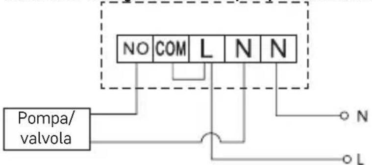 Emos P56211 - Schema di collegamento della pompa/valvola motorizzata - 1