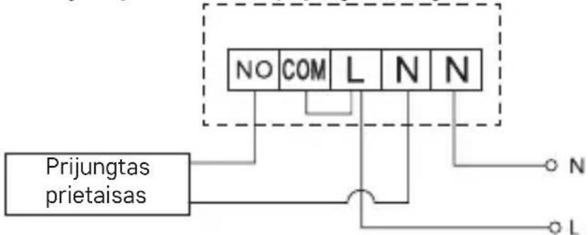 Emos P56211 - Grindų šildymo sistemos prijungimo diagrama - 1