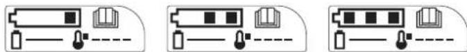 Honda HRG416XB - Betekenis leds van de accu-indicator - 1