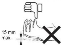 15 mm max.
