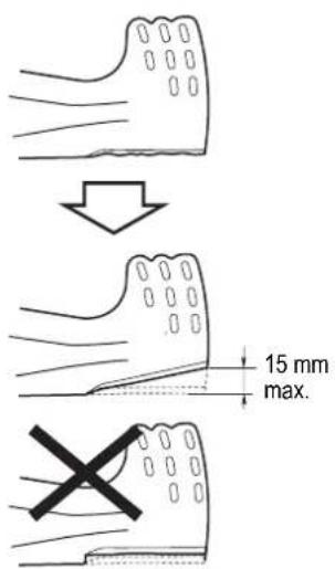 15 mm max.