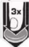 PARKSIDE PBM 125 A1 - Symbol on petrol pump: - 1