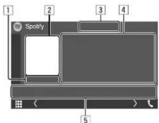 KENWOOD DMX718WBTL - Informations de lecture et utilisation des touches - 1