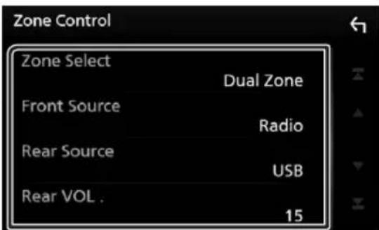 KENWOOD DDX9905S - Contrôle de zone - 3