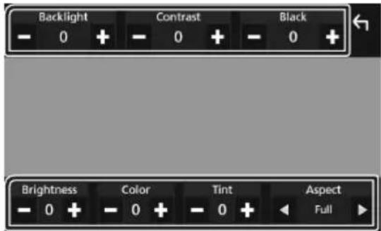 KENWOOD DDX9905S - Configuration d'écran du moniteur - 1