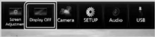 KENWOOD DDX9905S - Mettez l'écran hors tension - 1