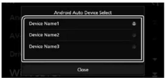 KENWOOD DDX9905S - Sélectionnez un périphérique Android (Sauf DDX9018BTS) - 1