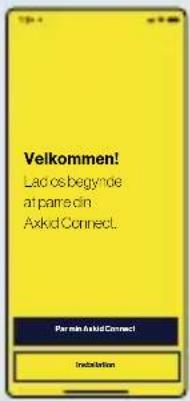 Velkommen! Lao os begymde at parrs ein Axkd Connect. Place in Axid Connect Installation