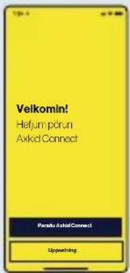 Velkomin! Hefjum porun Axkid Connect Paratu Akid Connect Upwarming