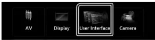 KENWOOD DDX9705S - Configuration du widget - 1
