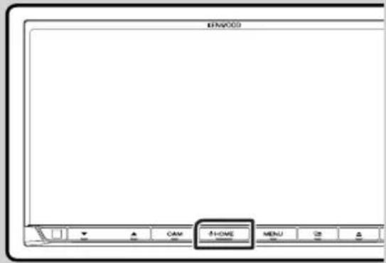 KENWOOD DDX9705S - Appuyez sur le bouton [HOME]. - 1