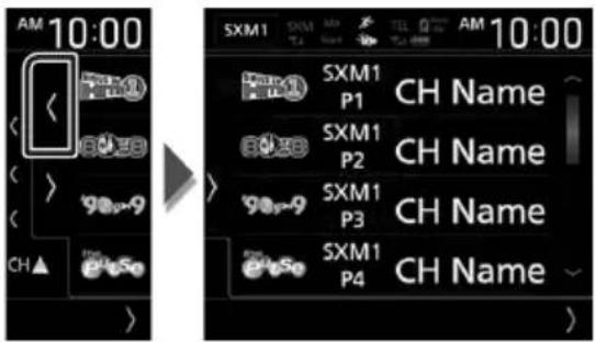 KENWOOD DDX9705S - Mémorisation des canaux dans la mémoire de présélections - 1