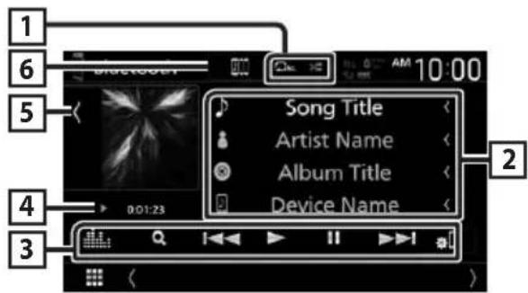 KENWOOD DDX9705S - Utilisation de base du module Bluetooth - 1