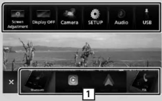 KENWOOD DDX9705S - Menu contextuel - 1