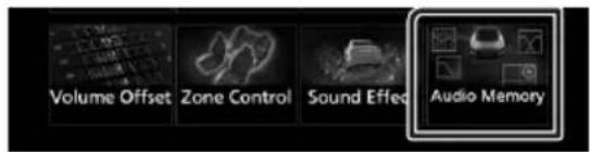 KENWOOD DDX9705S - Mémoire de configuration audio - 1