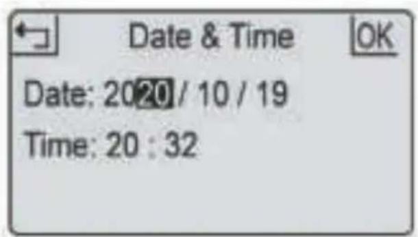 Date & Time OK Date: 2020/10/19 Time: 20:32