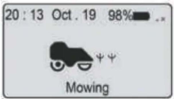 20:13 Oct. 19 98% Mowing