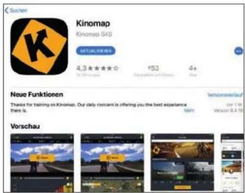 Skandika Njord - Verwendung der Kinomap App - 3
