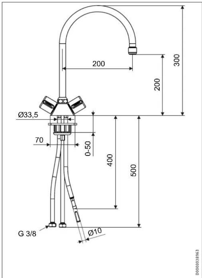 STIEBEL ELTRON WUT - Dimensions and connections - 2